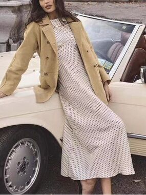 Doen EMERENCE DRESS IN CRÈME PORTIA DOT,XS